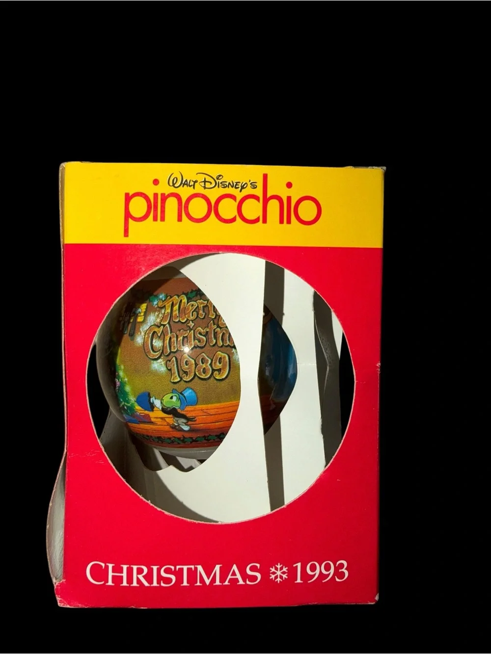 Walt Disney Pinocchio Christmas Ornament - Red & Yellow